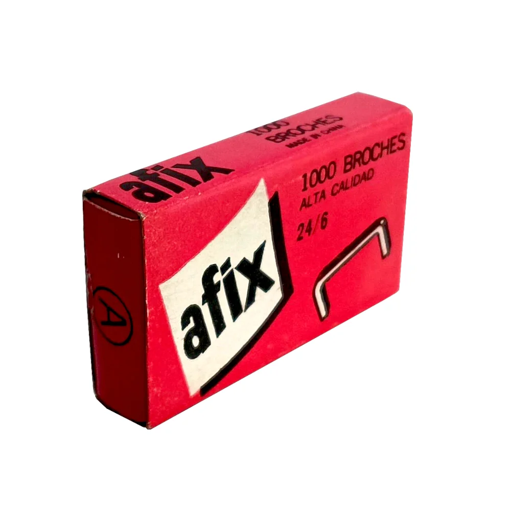 Grampas AFIX 6mm 1000 Unidades