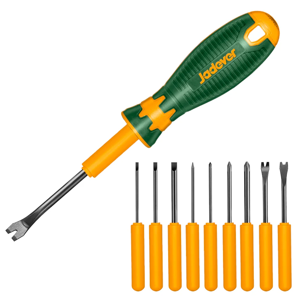 Juego De Destornilladores JADEVER 10 Piezas Jdss1B10