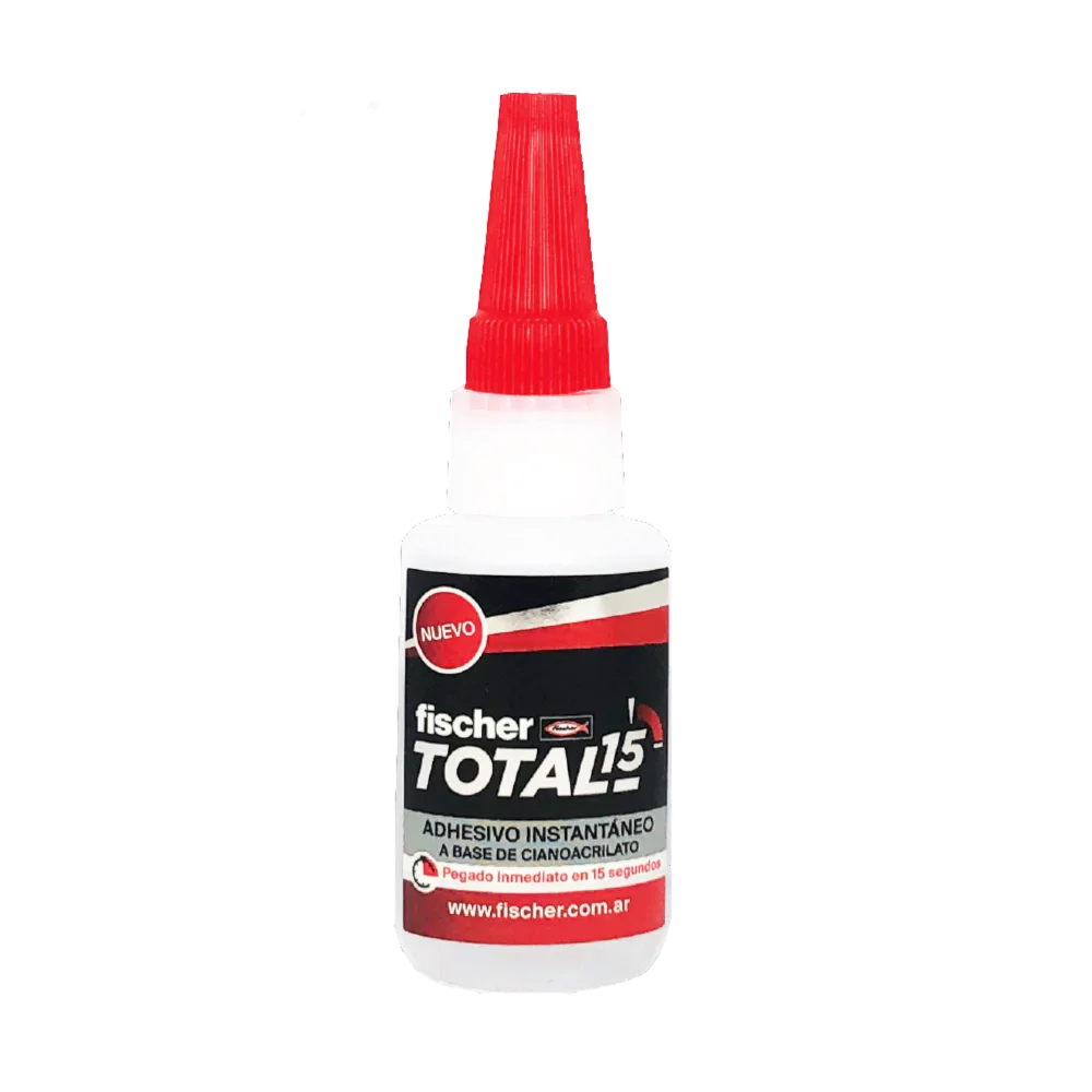 Adhesivo Instantaneo FISCHER Total 15 20Gr.