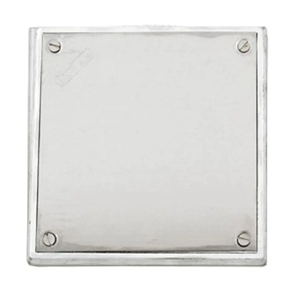 Tapa Doble Ciega Y Marco De Acero 20 X 20cm CASAL