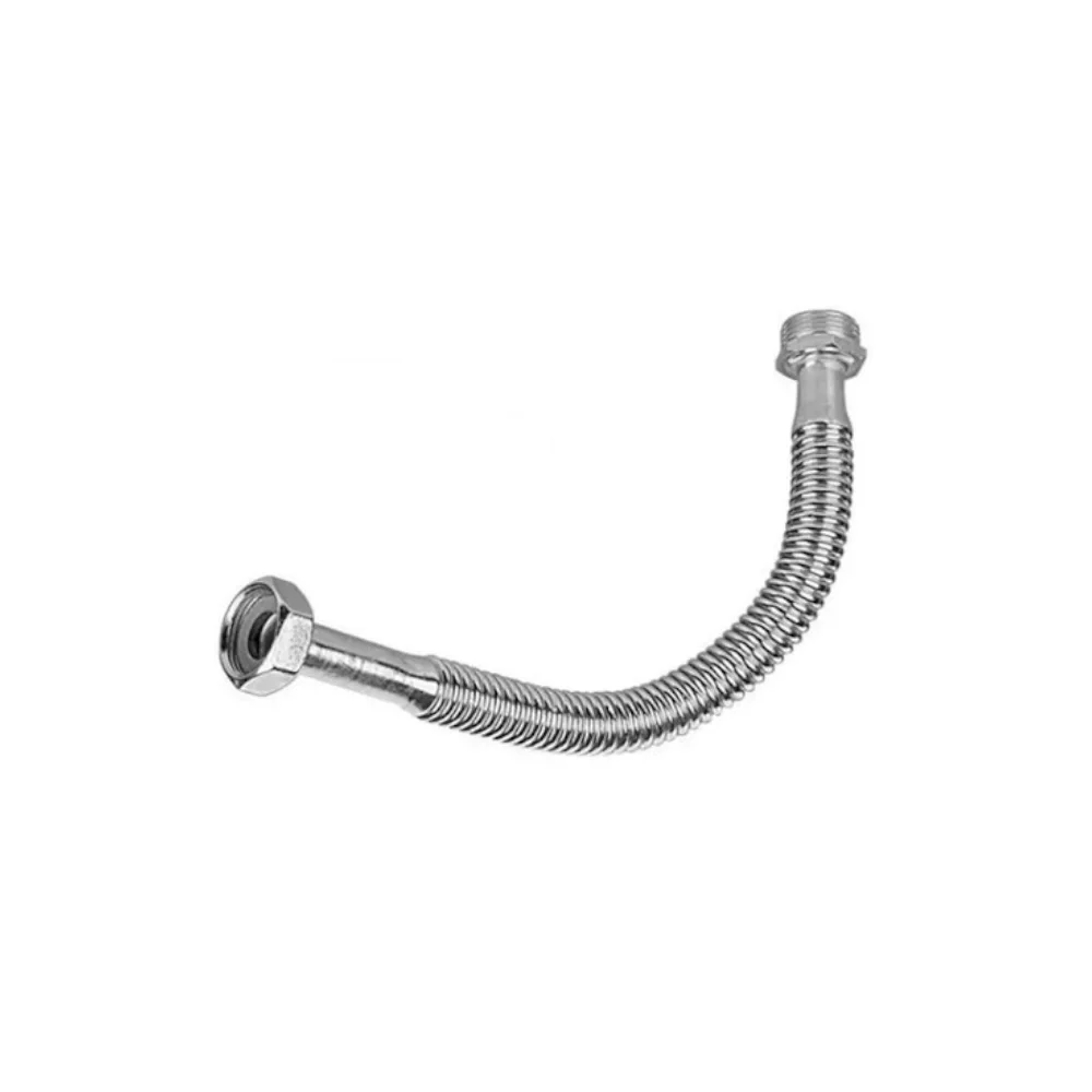 Flexible Cromado 1/2 X 40cm Acero Inox