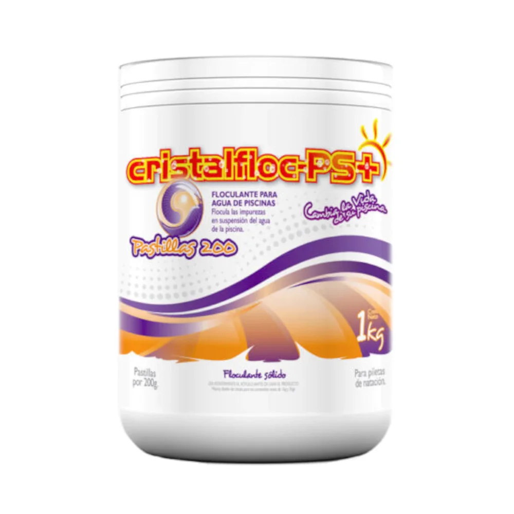 Clarificador TECNOCLOR CristalFloc PS+ En Pastilla 1Kg
