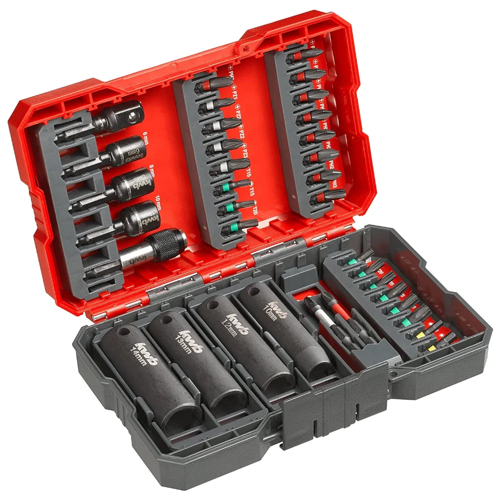 Set De Puntas Y Tubos De Impacto Kwb 35 Piezas