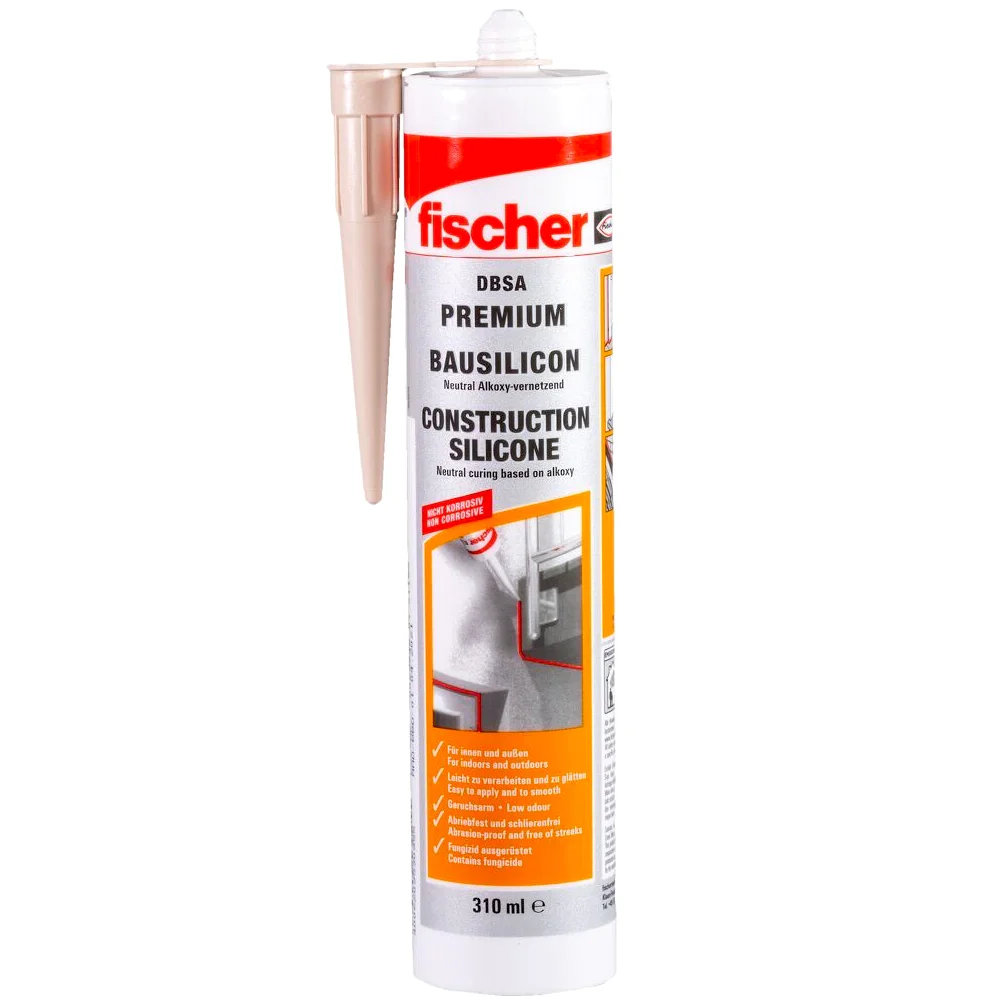 Silicona Neutra FISCHER Blanca 260ml