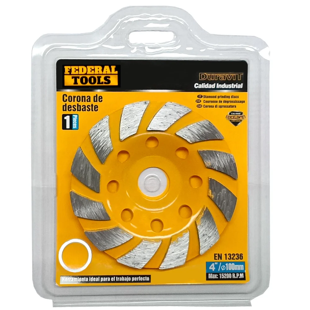Muela Disco Desbaste Hormigon 100mm FEDERAL TOOLS