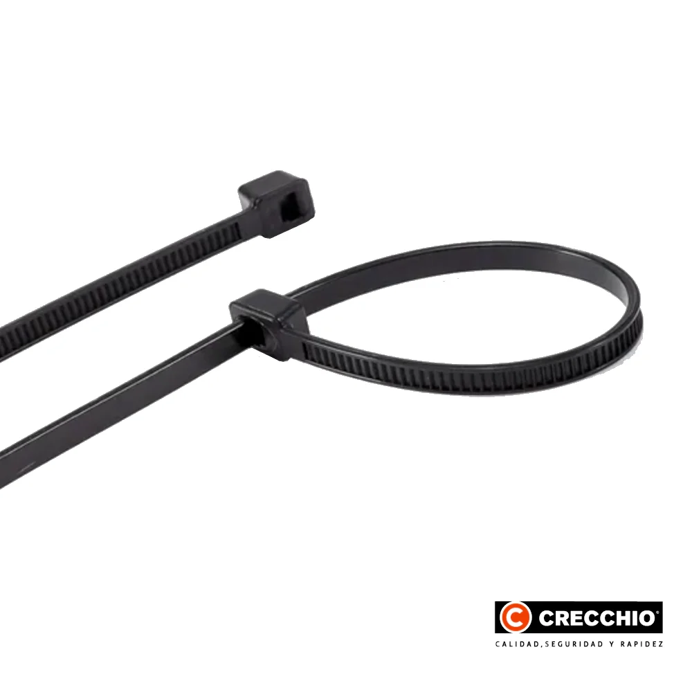Precinto Nylon CRECCHIO Negro 3.6mm x 30cm
