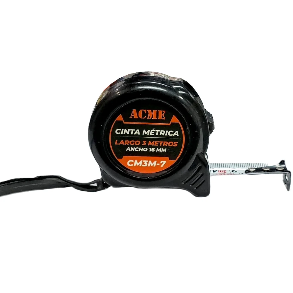 Cinta Metrica Cuerpo Plastico 3mts ACME