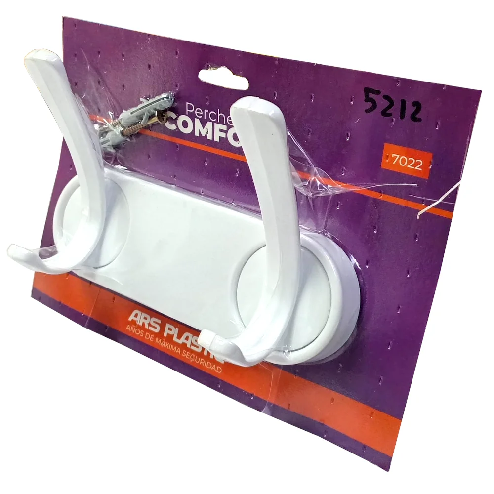 Perchero Plastico Doble Comfort 7022