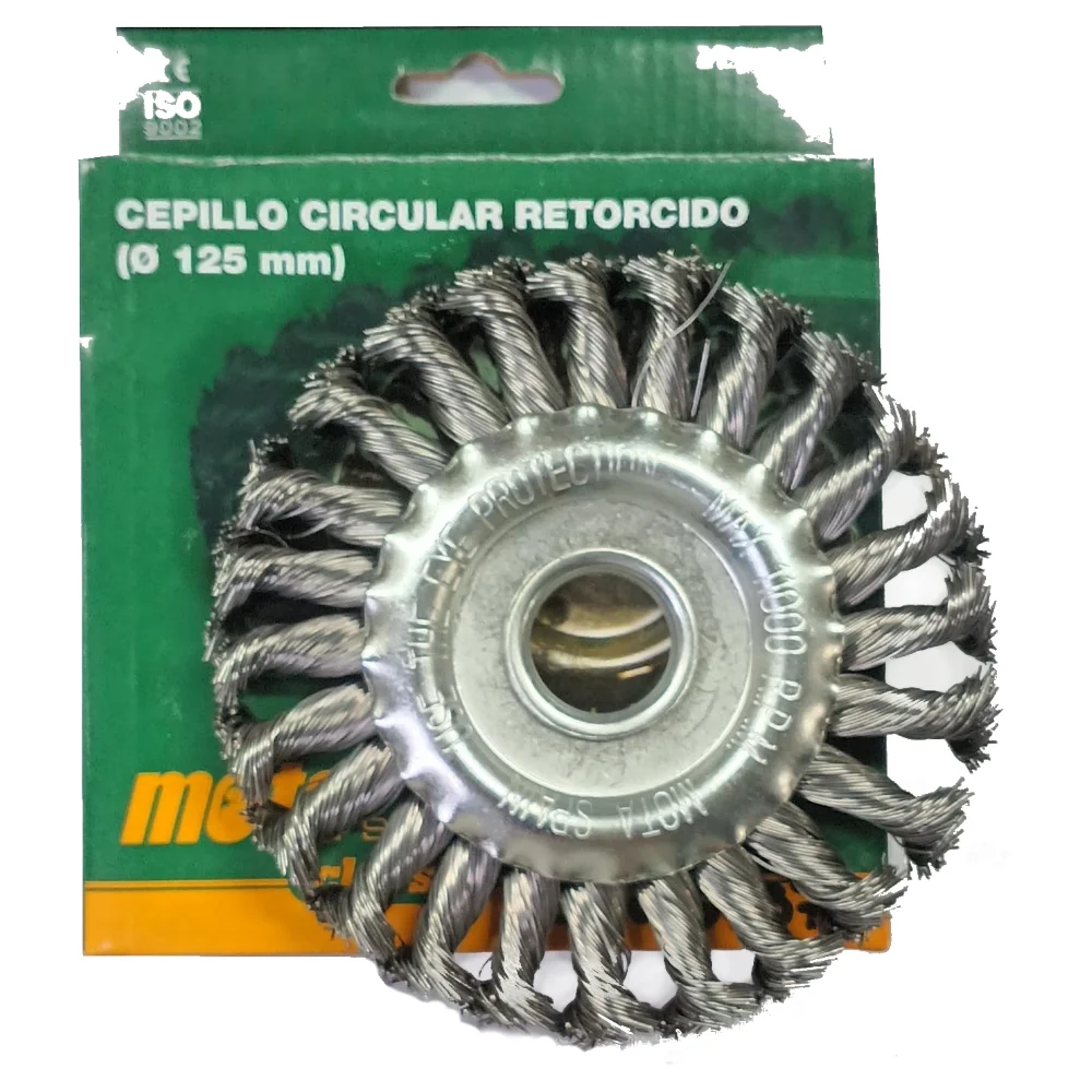 Cepillo De Acero Retorcido MOTA 125mm