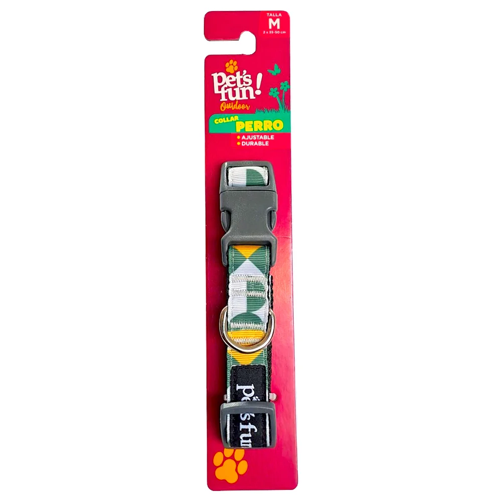 Collar Para Perro Pets Fun Talla M 2 X 35 - 50Cm
