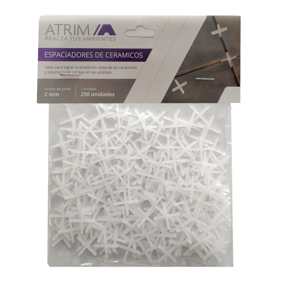 Bolsa De Espaciadores Para Ceramico 3mm 250 Unidades