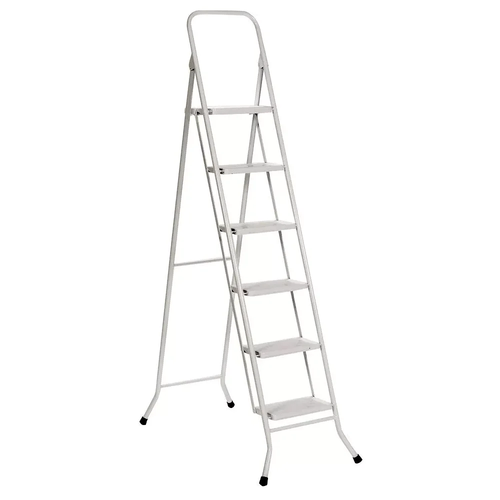 Escalera Metalica 6 Peldaños Antideslizante