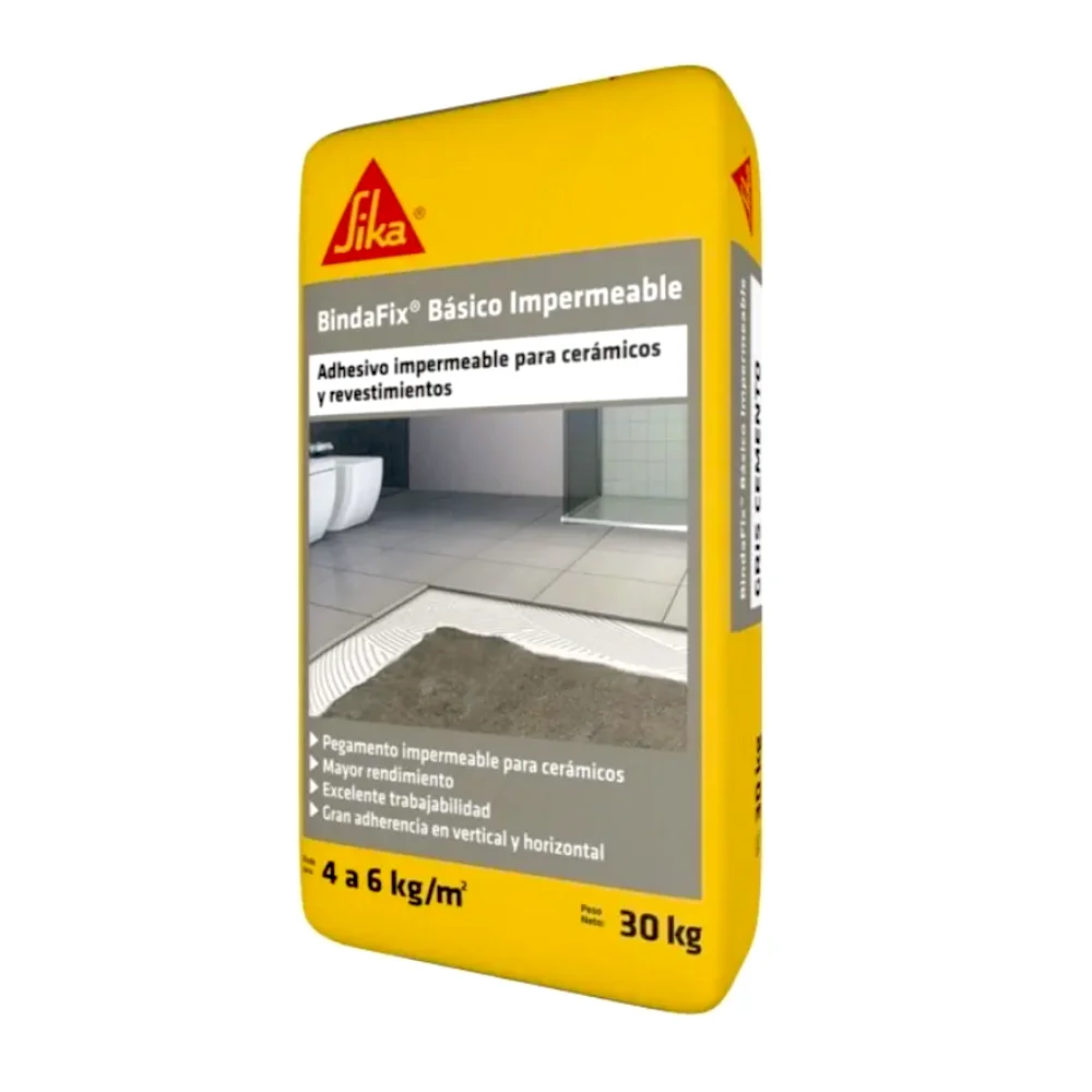 SIKA Bindafix Adhesivo Impermeable Ceramica 30Kg