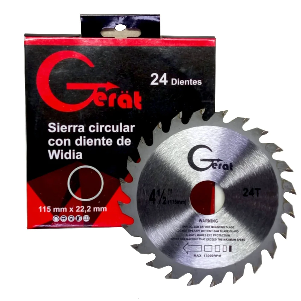 Sierra Circular Widia 115mm 40 Dientes GERAT
