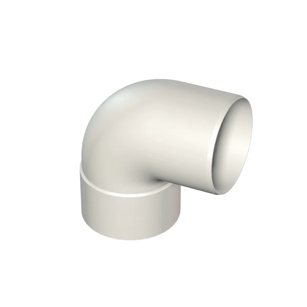 Codo 115mm A 87° Blanco PLUVITUBO