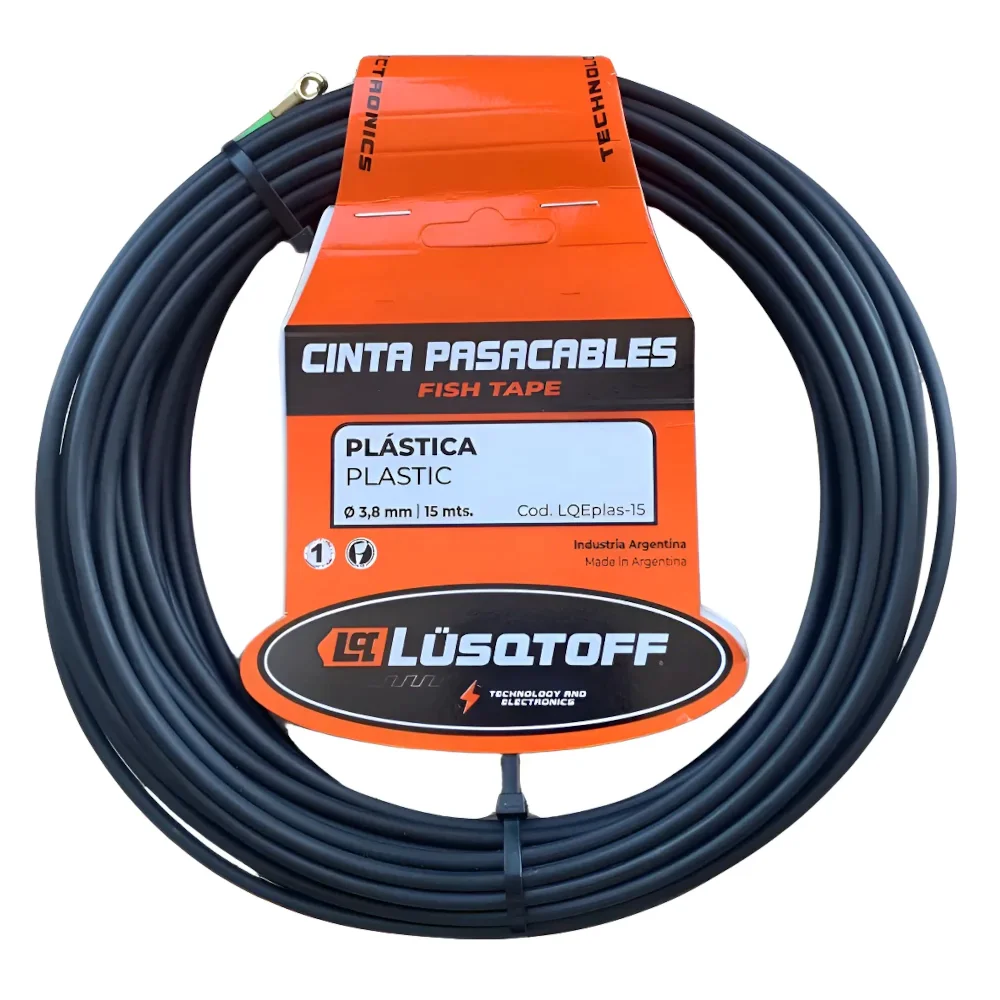Cinta Pasacable Plastica 3.8 X 15Mts LUSQTOFF