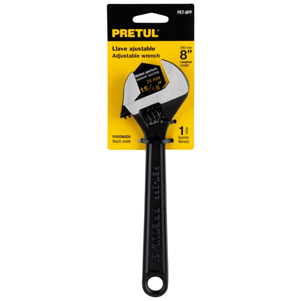 Llave Francesa Ajustable PRETUL 8"