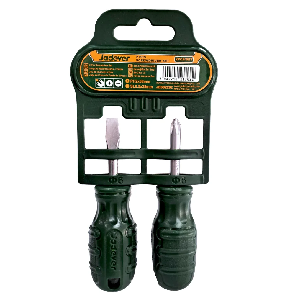 Kit Destornilladores 2 Piezas JADEVER Jdss2202