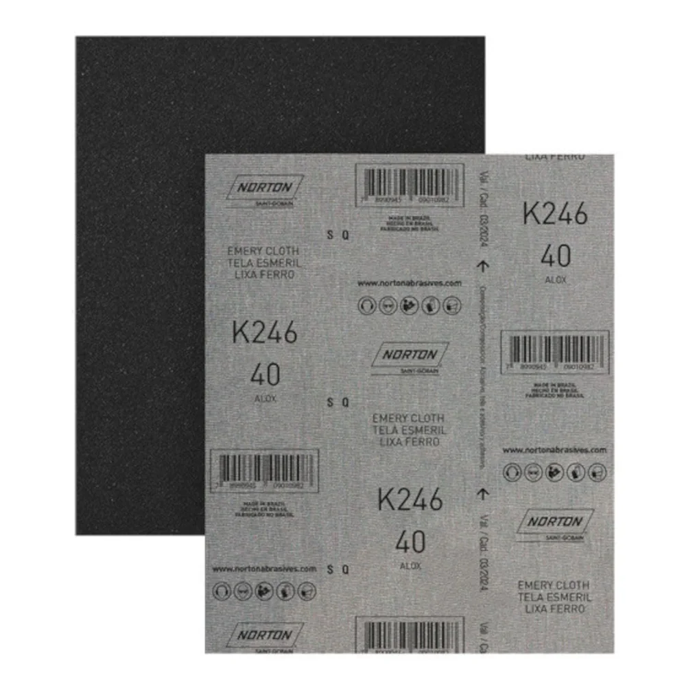 Tela Esmeril 225 X 275 Grano 220 NORTON