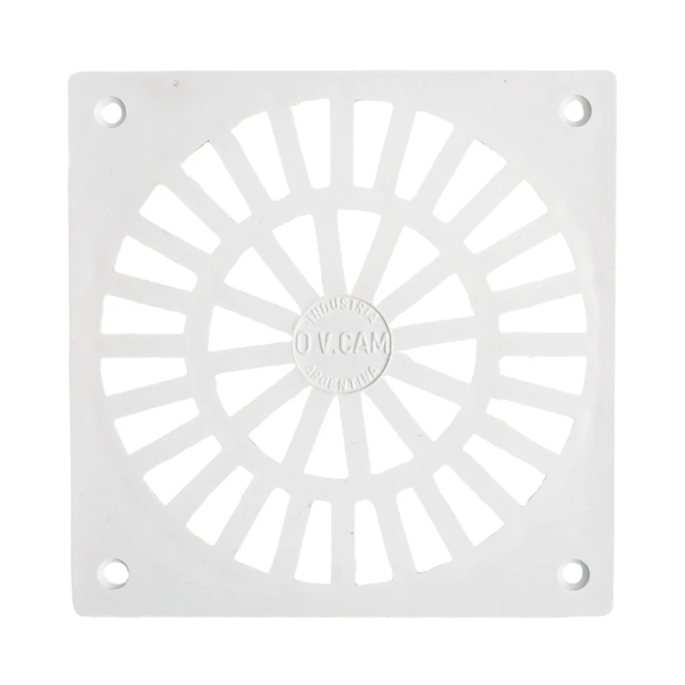 Rejilla Plastica Para Patio 20 X 20Cm Blanca