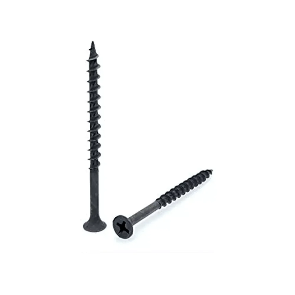 Tornillo Negro Paso Grueso 10 X 3 3/4