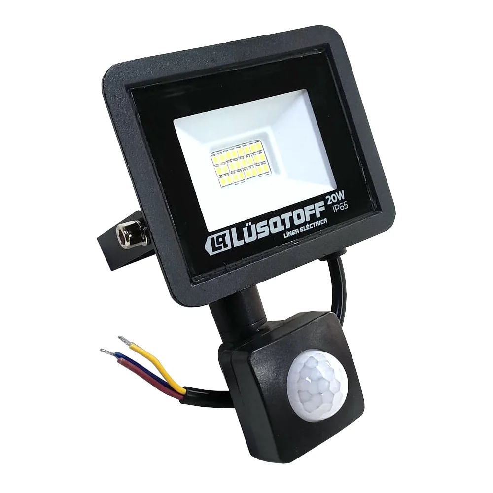 Reflector 20W Con Sensor De Movimento LUSQTOFF