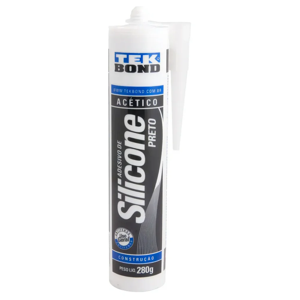 Silicona Acetica Negro TEKBOND 280Gr