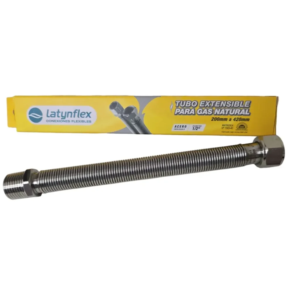 Flexible Gas Natural 1/2 20-42Cm LATYN FLEX